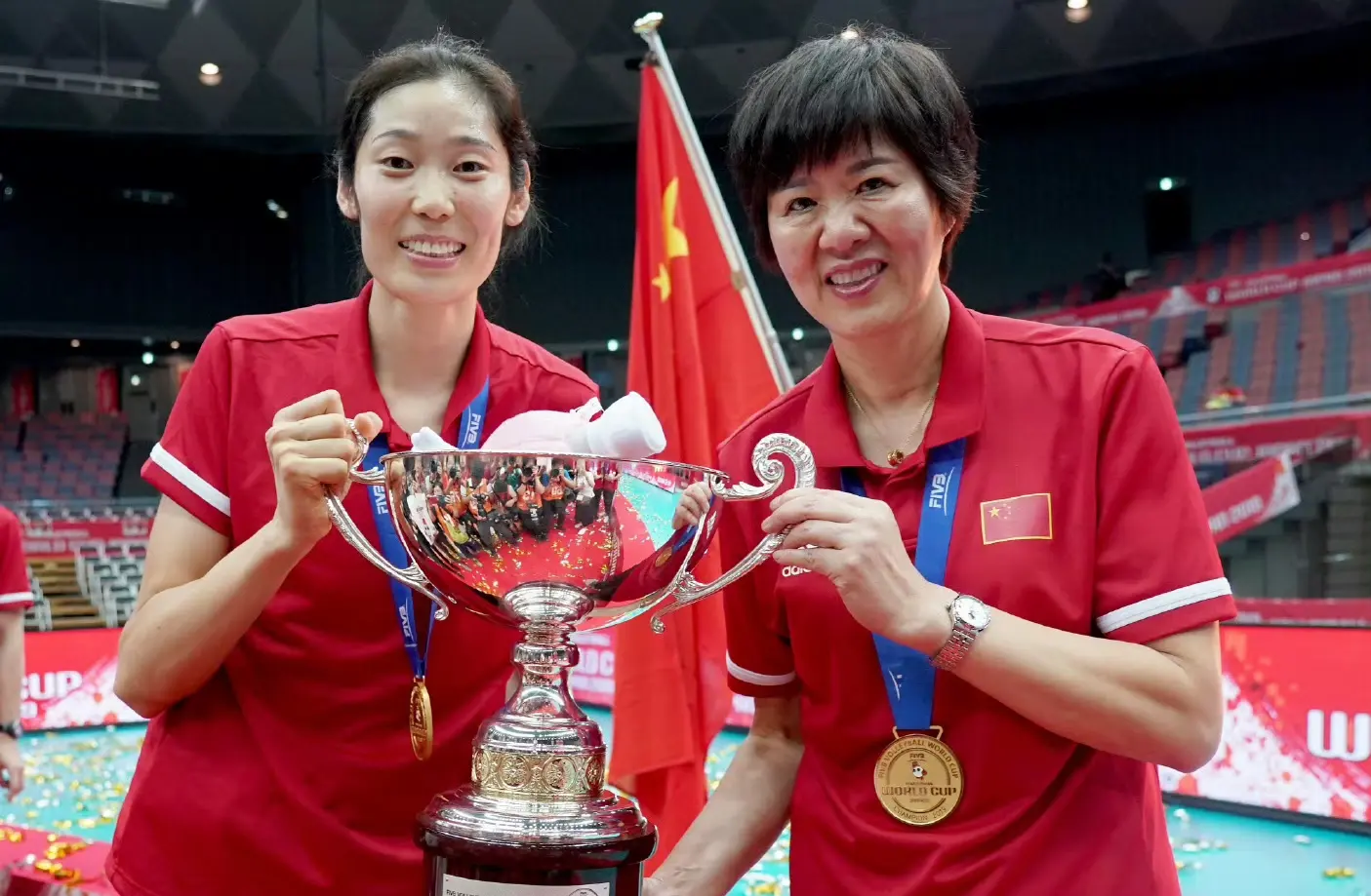 八进四的比, 国女排拿到